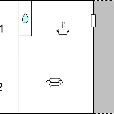 アパート Stunning In Grscica With Kitchen *